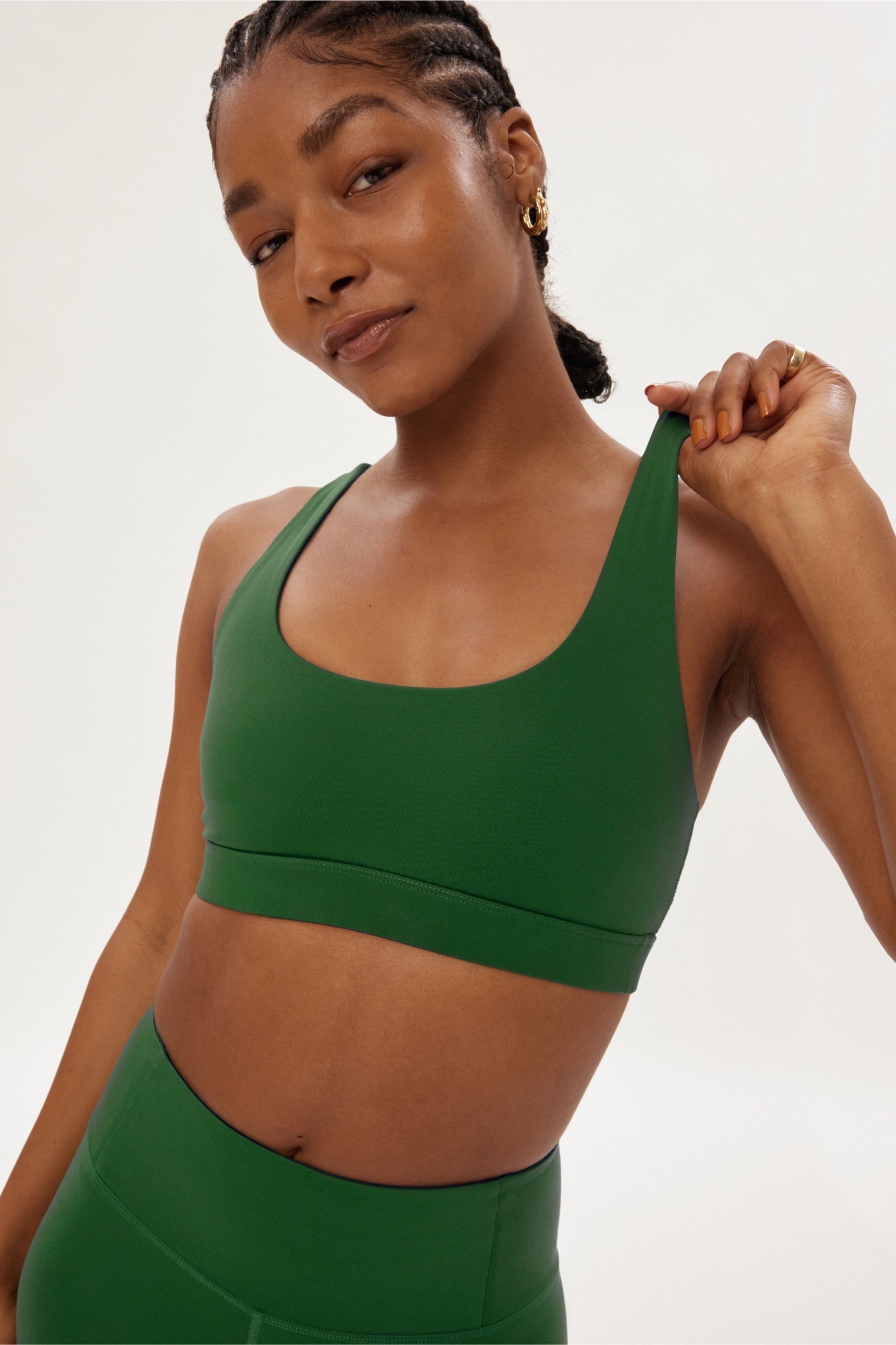 Girlfriend Collective Recycled Andy Strappy Back Sports Bra